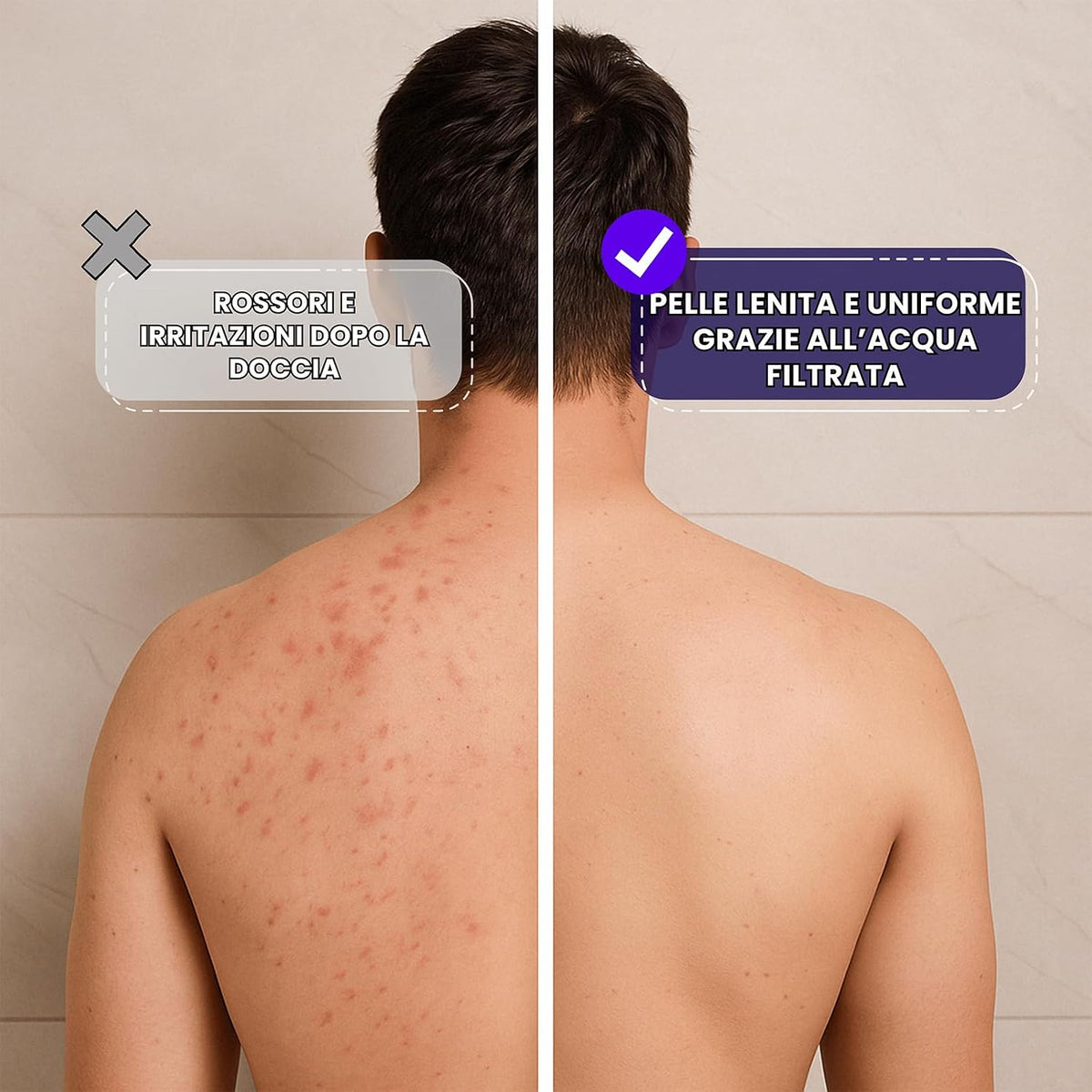 Soffione doccia filtrante – cartucce filtranti di ricambio